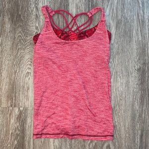 Red Lulu Layered Tank